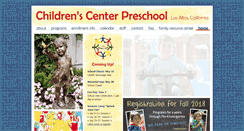 Desktop Screenshot of childrenscenterpreschool.org